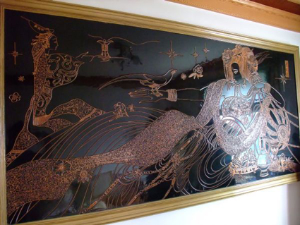 绝活:淮南人铜丝作画艺惊四邻