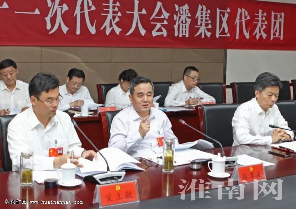 张孝成参加市第十一次党代会潘集区代表团讨论